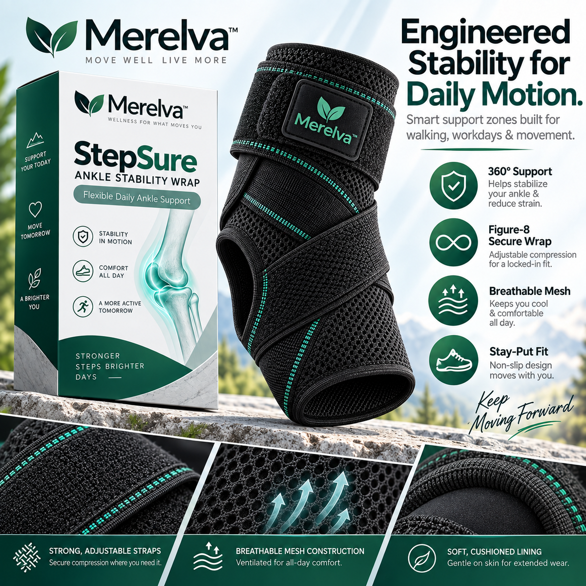 Merelva™ StepSure Ankle Stability Wrap