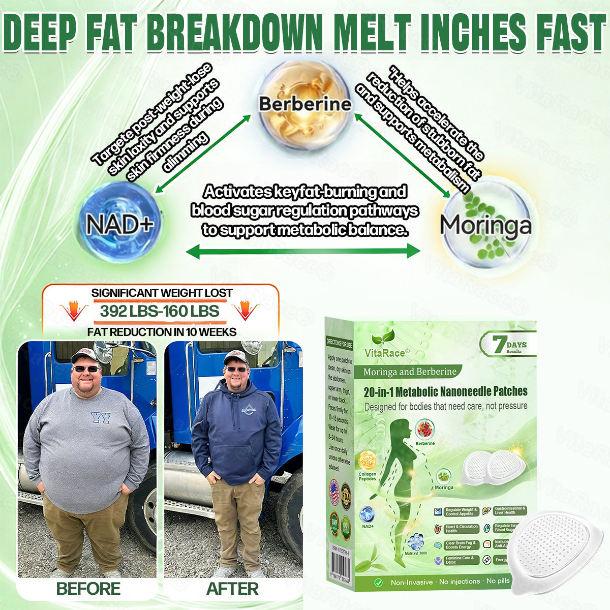 𝐕𝐢𝐭𝐚𝐑𝐚𝐜𝐞® 𝑴𝒆𝒕𝒂𝒃𝒐𝒍𝒊𝒄 𝑵𝒂𝒏𝒐 𝑴𝒊𝒄𝒓𝒐𝒏𝒆𝒆𝒅𝒍𝒆 𝑷𝒂𝒕𝒄𝒉🇺🇸(𝐉𝐮𝐬𝐭 𝐨𝐧𝐜𝐞 𝐚 𝐝𝐚𝐲, 𝐯𝐢𝐬𝐢𝐛𝐥𝐞 𝐜𝐡𝐚𝐧𝐠𝐞𝐬 𝐢𝐧 𝟕 𝐝𝐚𝐲𝐬）𝘽𝙚𝙧𝙗𝙚𝙧𝙞𝙣𝙚 + 𝙈𝙤𝙧𝙞𝙣𝙜𝙖 𝙁𝙤𝙧𝙢𝙪𝙡𝙖 ✅ 𝐅𝐨𝐫 𝐨𝐛𝐞𝐬𝐢𝐭𝐲, 𝗟𝗼𝗼𝘀𝗲 𝘀𝗸𝗶𝗻,𝐝𝐢𝐚𝐛𝐞𝐭𝐞𝐬, 𝐬𝐥𝐞𝐞𝐩 𝐚𝐩𝐧𝐞𝐚, 𝐣𝐨𝐢𝐧𝐭 𝐢𝐬𝐬𝐮𝐞𝐬, 𝐚𝐧𝐝 𝐦𝐨𝐫𝐞 ☘️