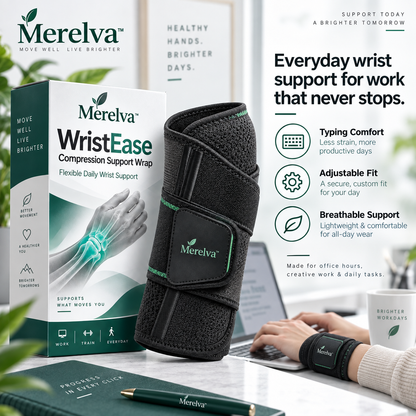 Merelva™ WristEase Compression Support Wrap