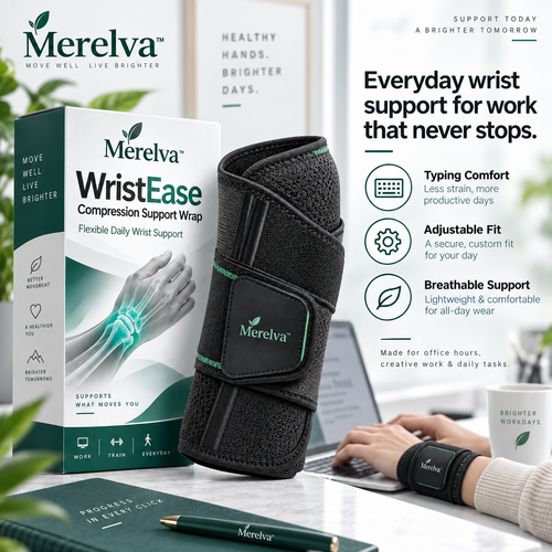 Merelva™ WristEase Compression Support Wrap