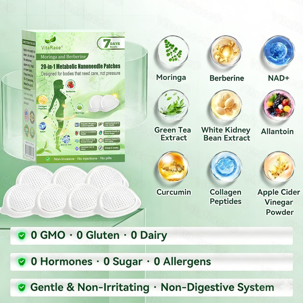 𝐕𝐢𝐭𝐚𝐑𝐚𝐜𝐞® 𝑴𝒆𝒕𝒂𝒃𝒐𝒍𝒊𝒄 𝑵𝒂𝒏𝒐 𝑴𝒊𝒄𝒓𝒐𝒏𝒆𝒆𝒅𝒍𝒆 𝑷𝒂𝒕𝒄𝒉🇺🇸(𝐉𝐮𝐬𝐭 𝐨𝐧𝐜𝐞 𝐚 𝐝𝐚𝐲, 𝐯𝐢𝐬𝐢𝐛𝐥𝐞 𝐜𝐡𝐚𝐧𝐠𝐞𝐬 𝐢𝐧 𝟕 𝐝𝐚𝐲𝐬）𝘽𝙚𝙧𝙗𝙚𝙧𝙞𝙣𝙚 + 𝙈𝙤𝙧𝙞𝙣𝙜𝙖 𝙁𝙤𝙧𝙢𝙪𝙡𝙖 ✅ 𝐅𝐨𝐫 𝐨𝐛𝐞𝐬𝐢𝐭𝐲, 𝗟𝗼𝗼𝘀𝗲 𝘀𝗸𝗶𝗻,𝐝𝐢𝐚𝐛𝐞𝐭𝐞𝐬, 𝐬𝐥𝐞𝐞𝐩 𝐚𝐩𝐧𝐞𝐚, 𝐣𝐨𝐢𝐧𝐭 𝐢𝐬𝐬𝐮𝐞𝐬, 𝐚𝐧𝐝 𝐦𝐨𝐫𝐞 ☘️