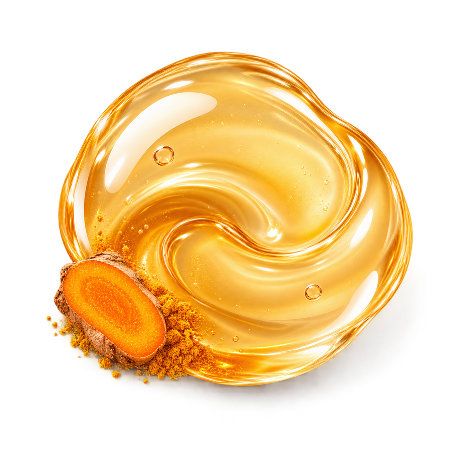 Curcumin — ingredient essence illustration