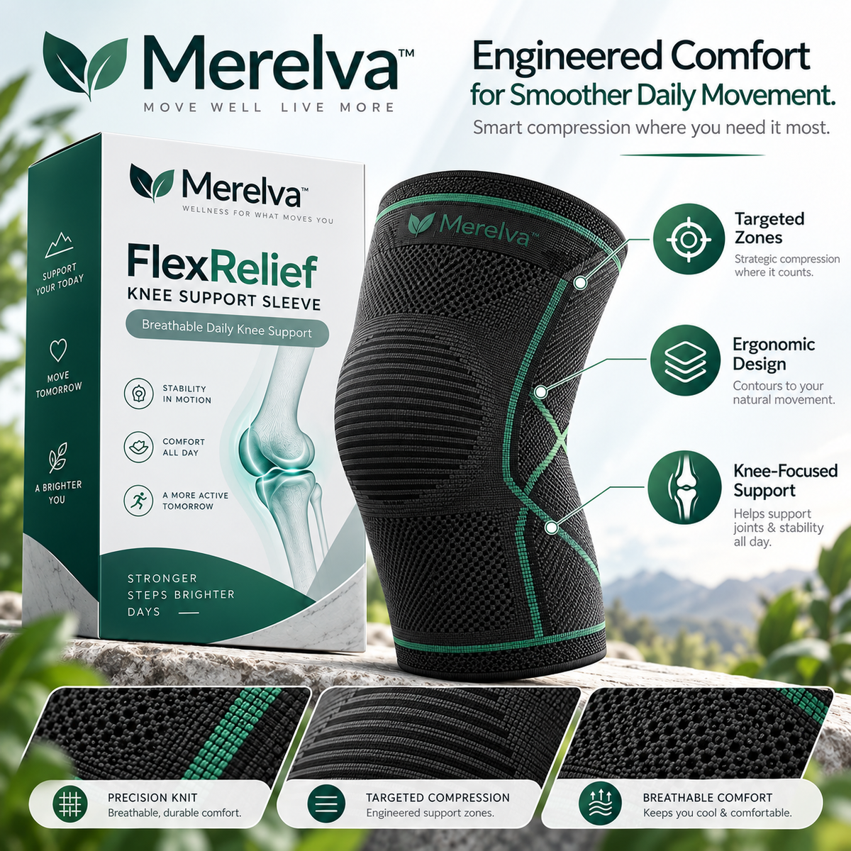 Merelva™ FlexRelief Knee Support Sleeve