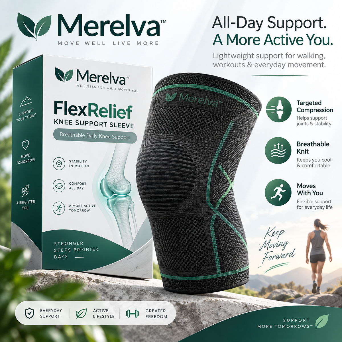 Merelva™ FlexRelief Knee Support Sleeve